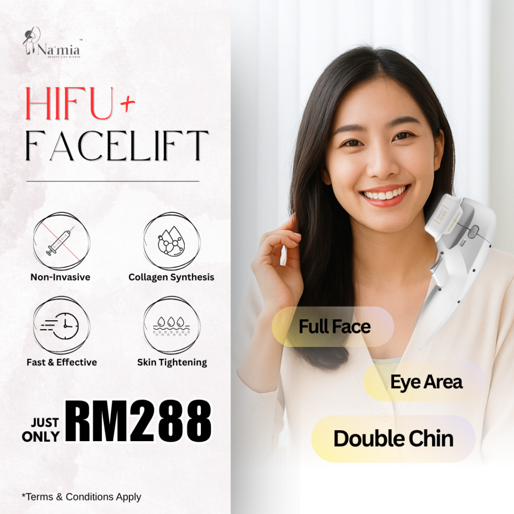 HIFU Face Lifting special promotion, now only RM288 for first trial!